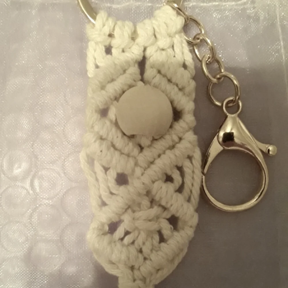 FREE PEOPLE Macrame Keychain NEW NWT
